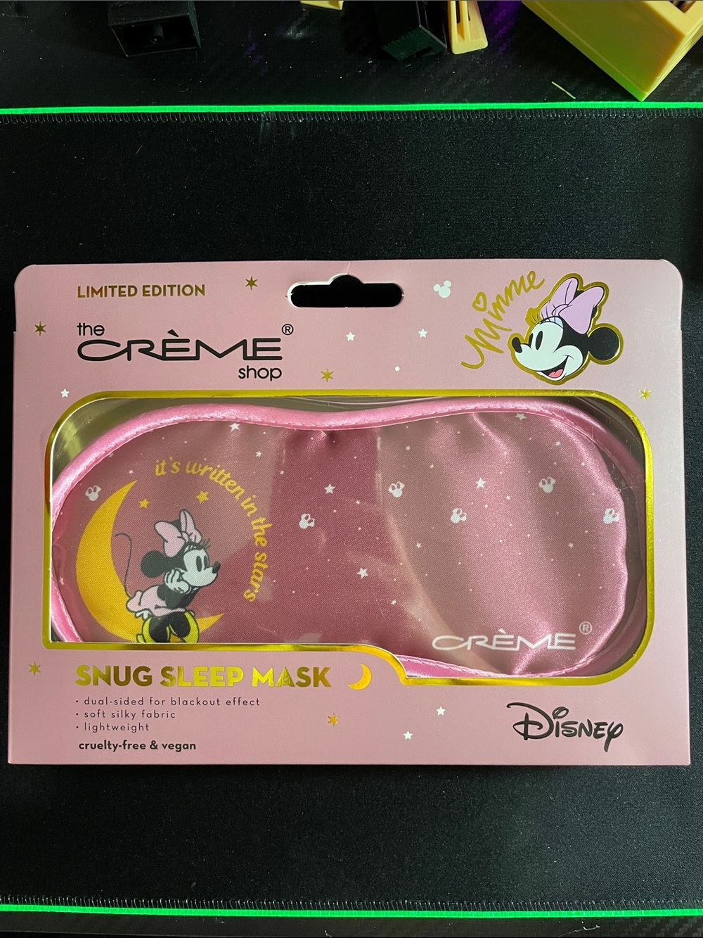 The Crème Shop x Disney Minnie Pink Snug Sleep Mask